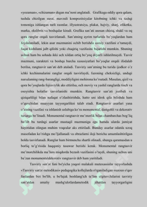 Tasviriy sanatda animalistik janr va uning tasvirini ishlash metodikasi 4