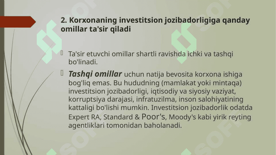 Investisiya faoliyati va investisiya siyosati 8