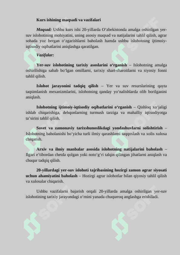 20-YILLAR O‘ZBEKISTONDA YER-SUV ISLOHOTI 3