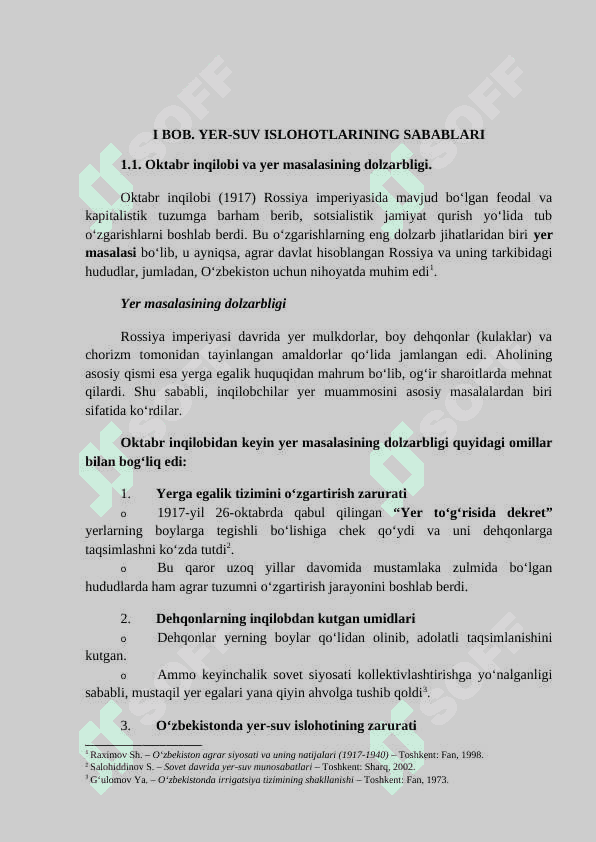 20-YILLAR O‘ZBEKISTONDA YER-SUV ISLOHOTI 7