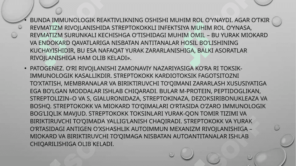 Revmatik isitma simptamotologiyasi . Mitral klapan nuqsonlari . Mitral klapan yetishmovchiligi va stenozi . Diagnostikasi . Davolash asosiy prinsiplari . Aortal klapan nuqsonlari simptomatologiyasi . Aortal klapan yetishmovchiligi va stenozi 3