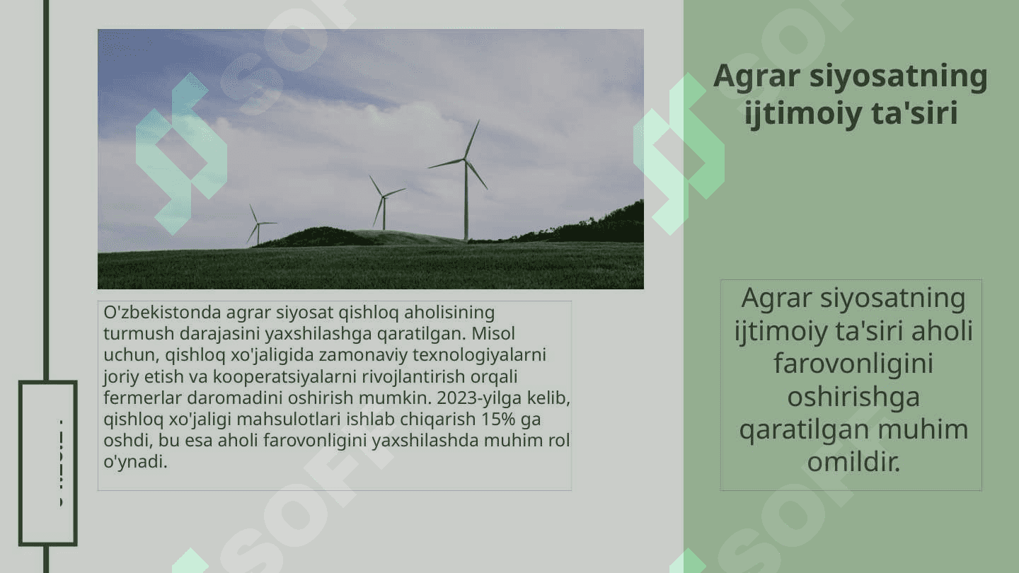 Davlatning agrar siyosati va uning O‘zbekistondagi xususiyatlari 6