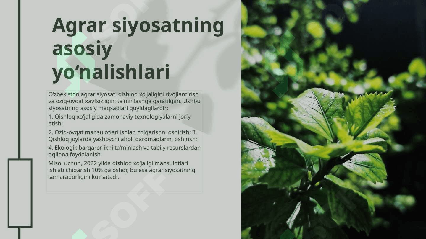 Davlatning agrar siyosati va uning O‘zbekistondagi xususiyatlari 8