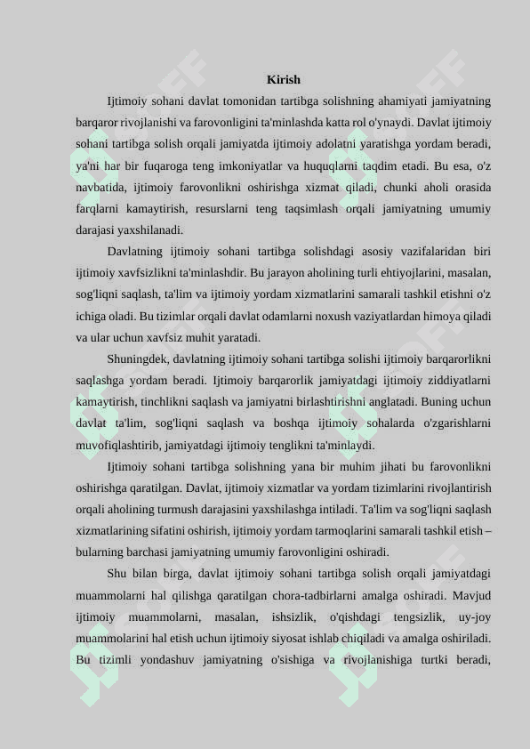 Ijtimoiy sohani davlat tomonidan tartiblashning shakllari va usullari 3