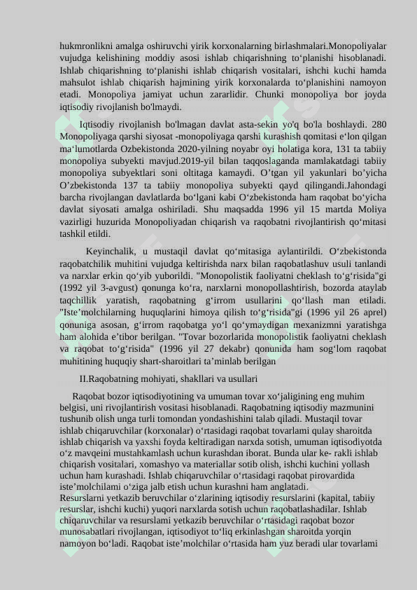 Raqobat va Monopoliya 6