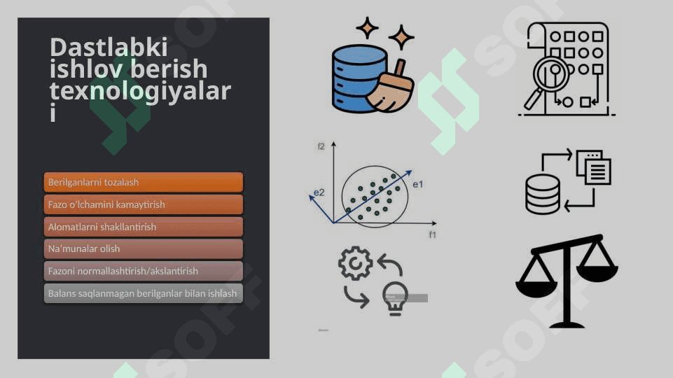Berilganlarga dastlabki ishlov berish texnologiyalari 7