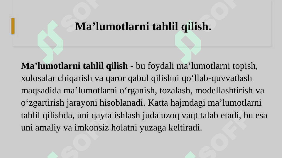 Ma’lumotlarni Parallel Tahlil qilish (Distributed Computing): Hadoop, Spark va Dask haqida. 4