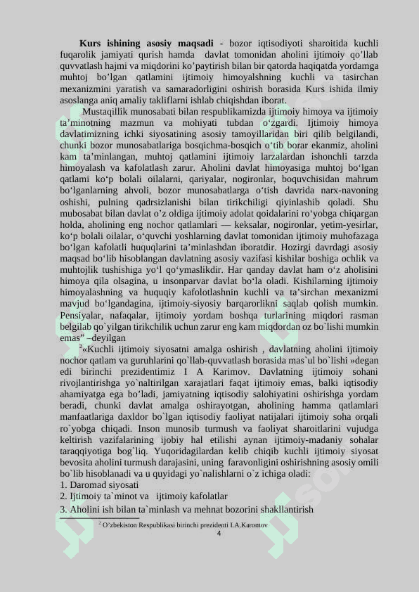 Ijtimoiy madaniy sohalarni moliyalashtirishda byudjetning  o’rni va  ahamiyati 4