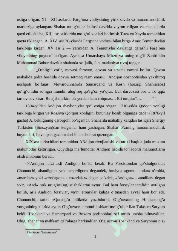 Andijon tumani toponimikasi 5