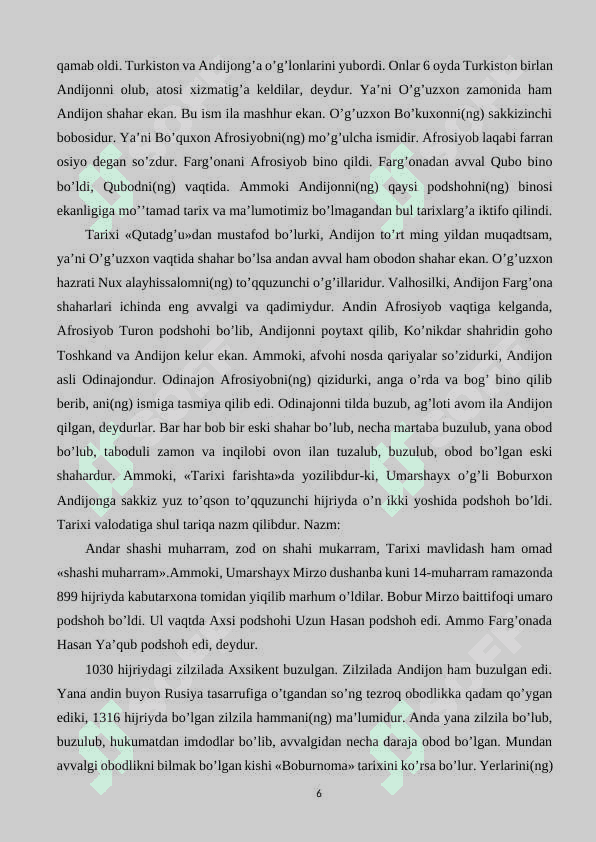 Andijon tumani toponimikasi 6