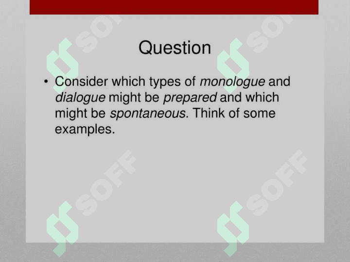 Spoken language and its characteristics 3