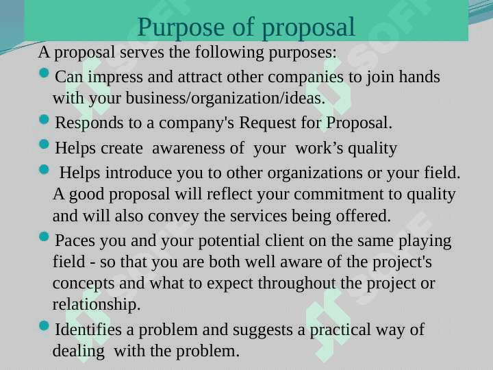 PROPOSAL REPORT 6