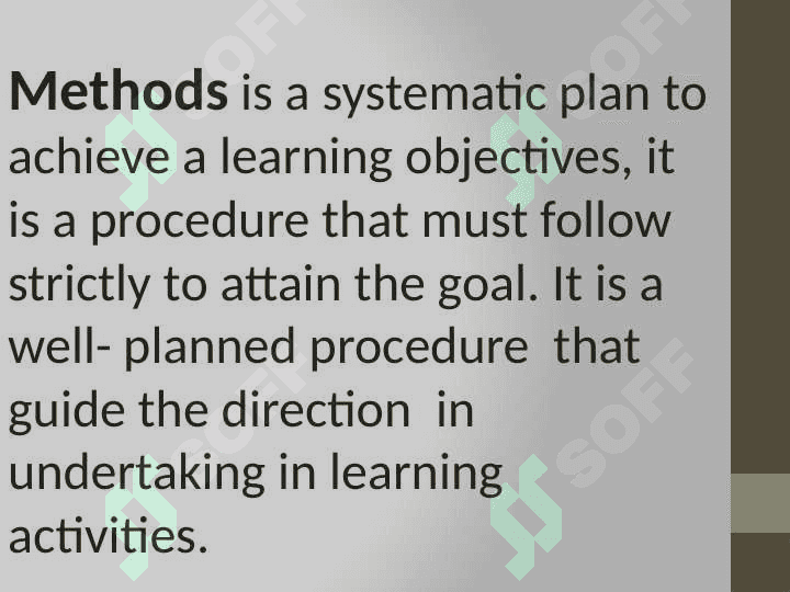 Pedagogicial methods and techniques 6