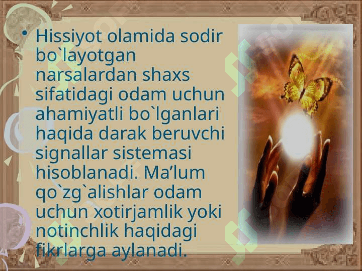 Emotsiyani eksperimental o‘rganish 8