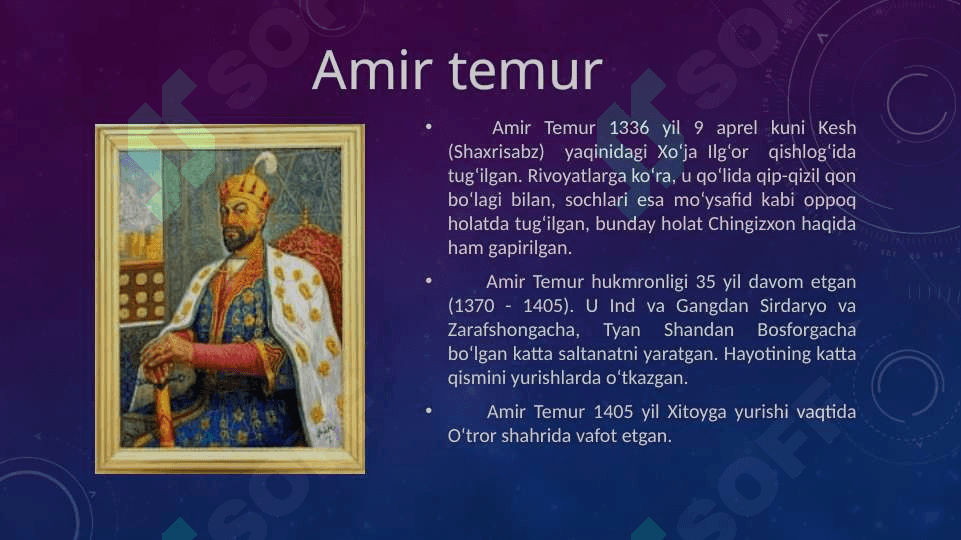 Temuriylar davlatchiligida soliq tizimi  jarayoni 2
