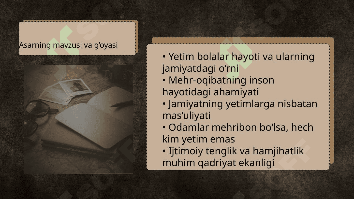 "Sen yetim emassan" 5