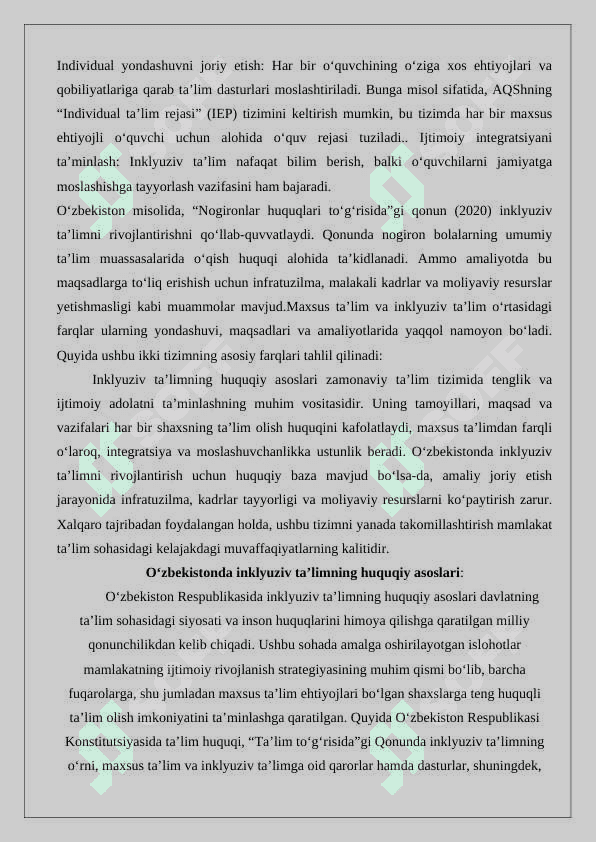Inklyuziv ta’limning huquqiy asoslari 25 7