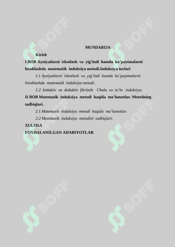 Induksiya metodi ( matematika ) 2