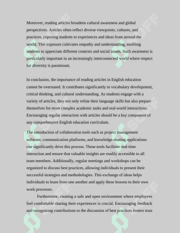 Teaching to read the articles in the English classrooms 4