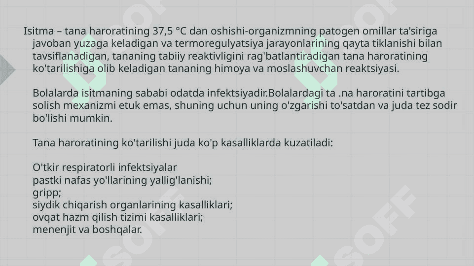 Bolalarda gipertermiya sindromida birinchi       yordam ko'rsatish 3