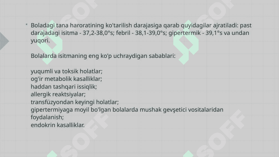 Bolalarda gipertermiya sindromida birinchi       yordam ko'rsatish 4
