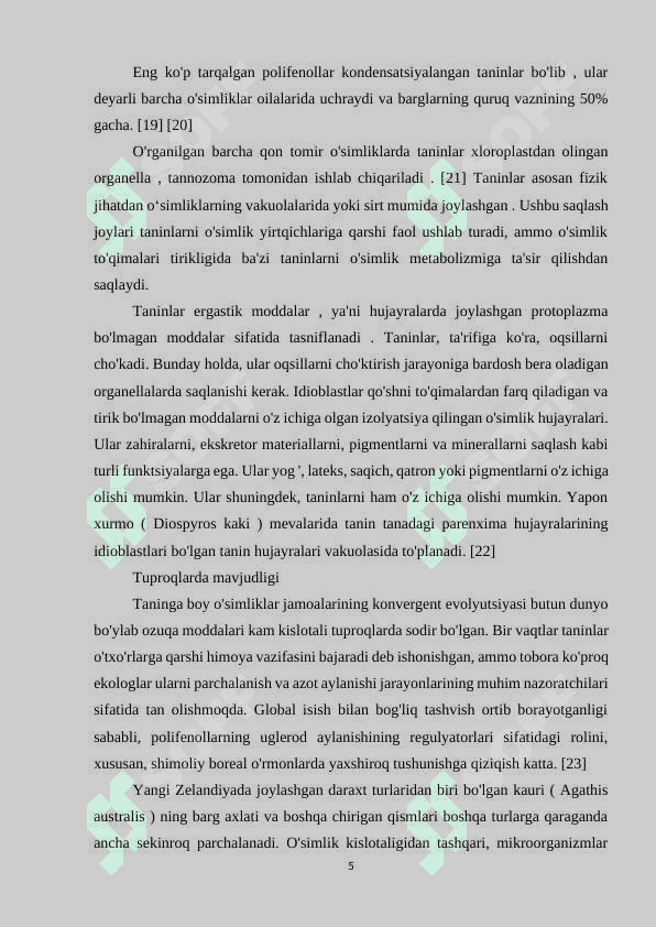 Tanin haqida ma’lumot 5