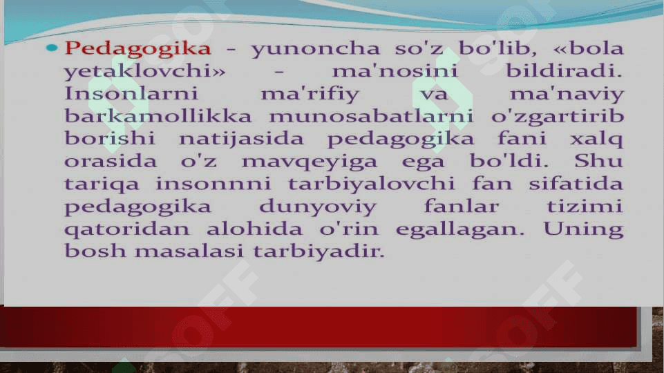 Pedagogika fanining  maqsadi vazifasi predmeti va ilmiy tadqiqot metodlari 4