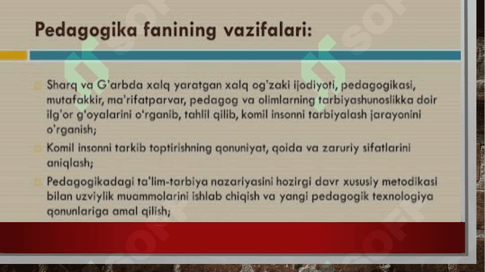 Pedagogika fanining  maqsadi vazifasi predmeti va ilmiy tadqiqot metodlari 7