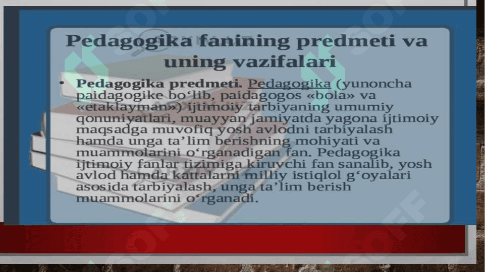 Pedagogika fanining  maqsadi vazifasi predmeti va ilmiy tadqiqot metodlari 8