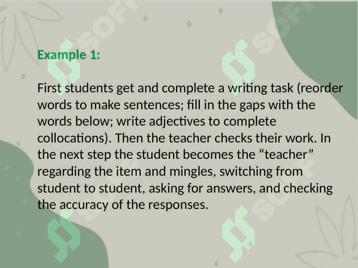 Mingle method in english lessons 6