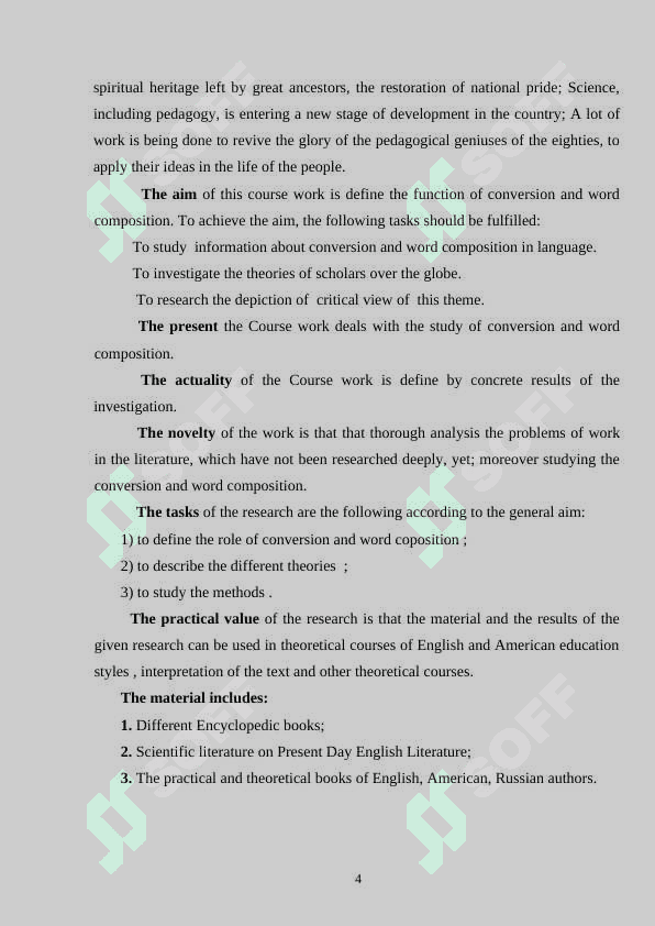 CONVERSION AND WORD COMPOSITION 4