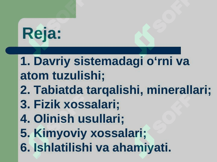 Davriy sistemaning  III A guruh elementlari 2