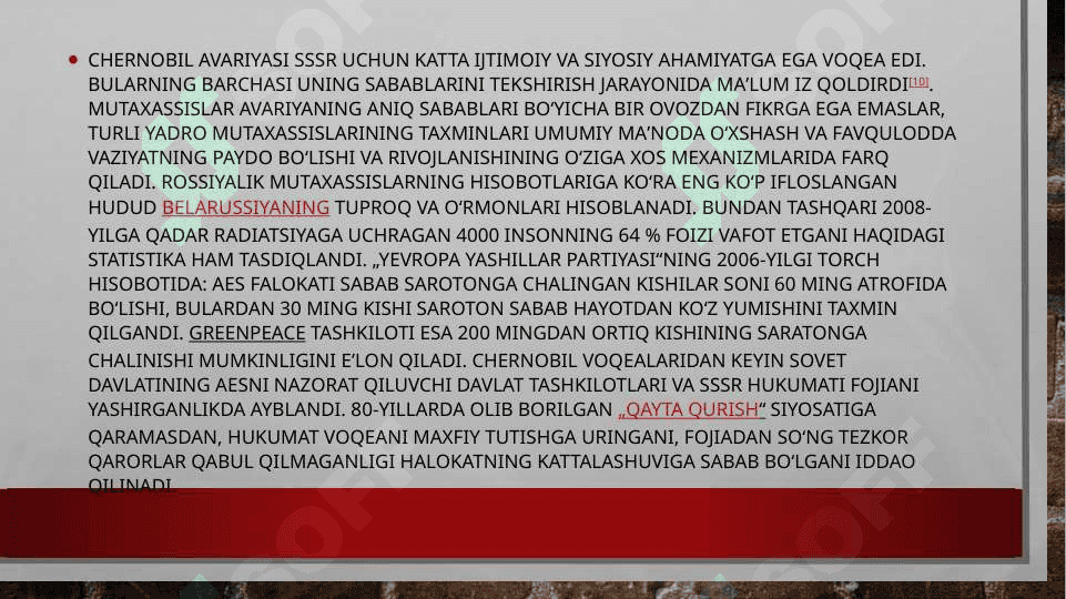 Chernobil voqeyasi 6