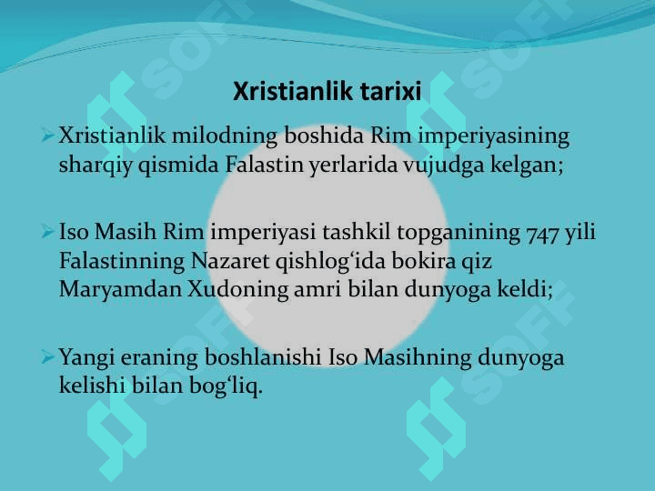 Xristianlik dini haqida 4