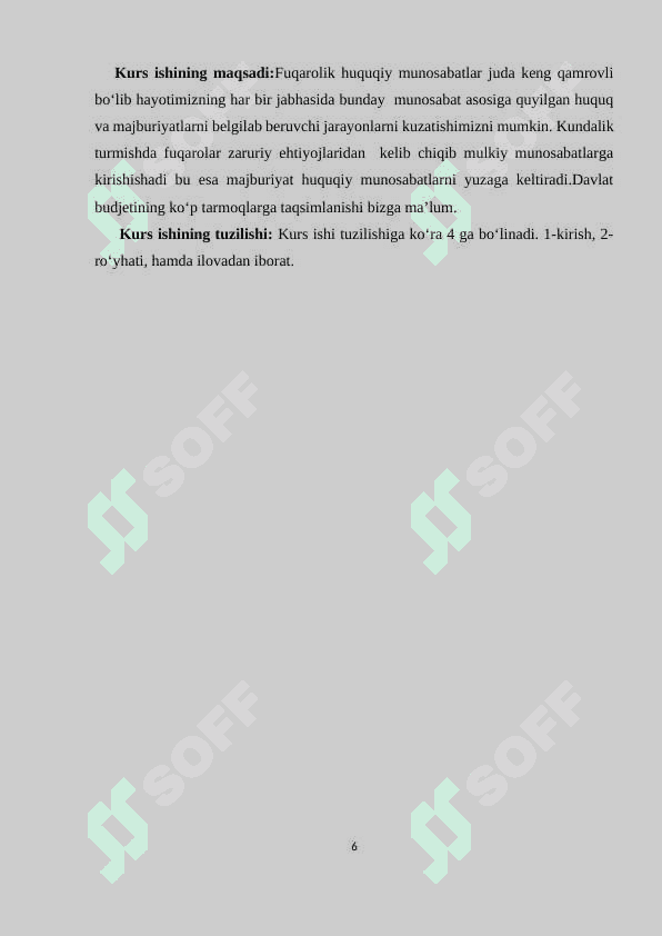 Majburiyatlar mazmuni, obyektlari va subyektlari hamda turlari 6