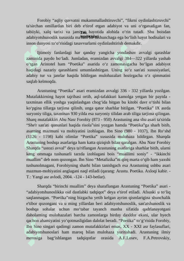 ADABIYOTSHUNOSLIK TARIXI 3