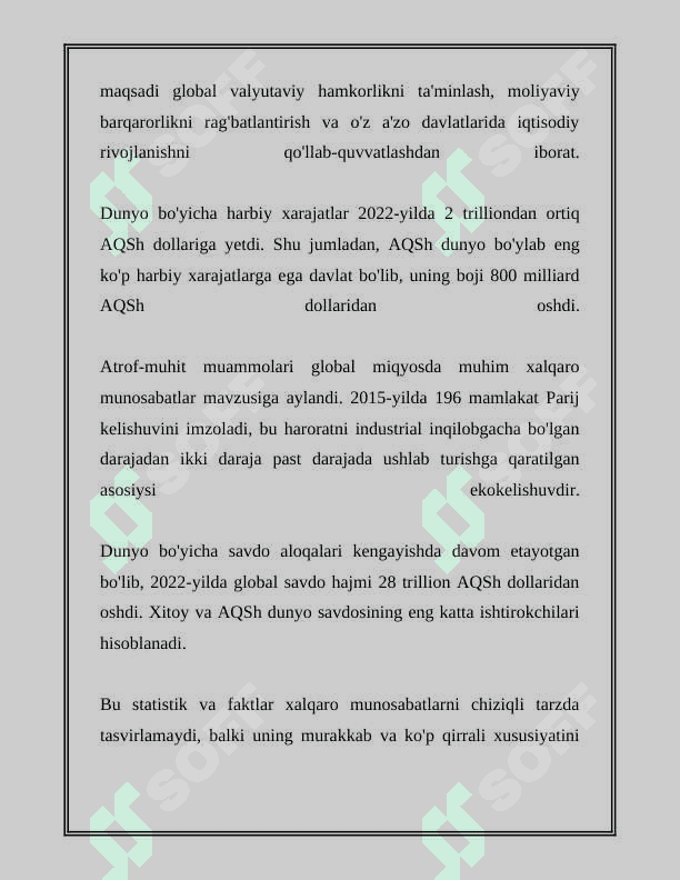 TASHQI SIYOSAT 5
