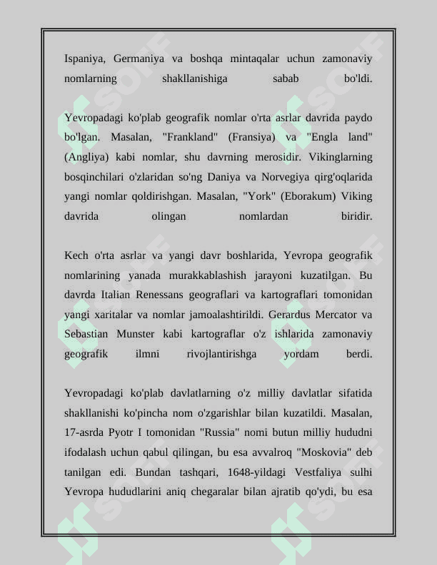 YEVROPA TOPONIMIYASI 4