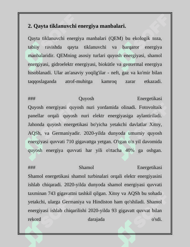 YOPIQ ZANJIRLI CHIQINDISIZ TEXNOLOGIYALAR YARATISH 6