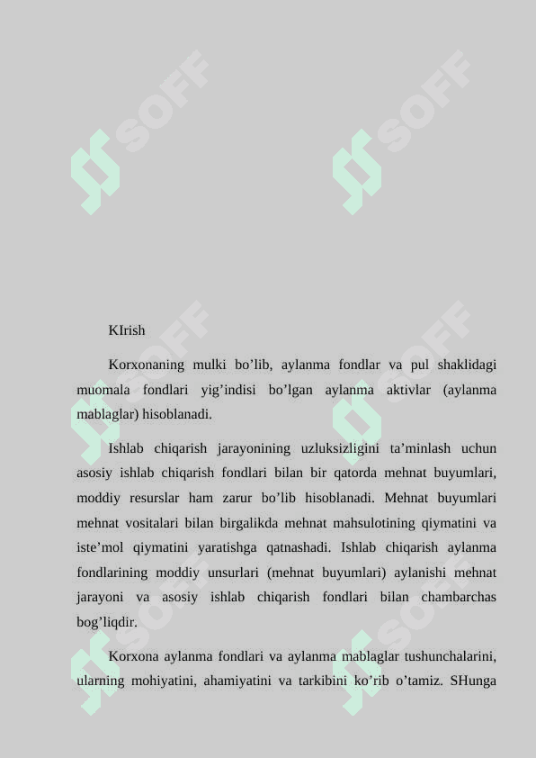 Sanoat ishlab chiqarishning aylanma fondlari va mablag’lari 3