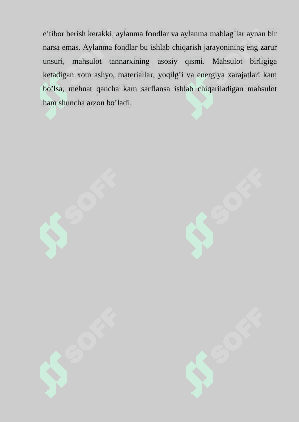 Sanoat ishlab chiqarishning aylanma fondlari va mablag’lari 4