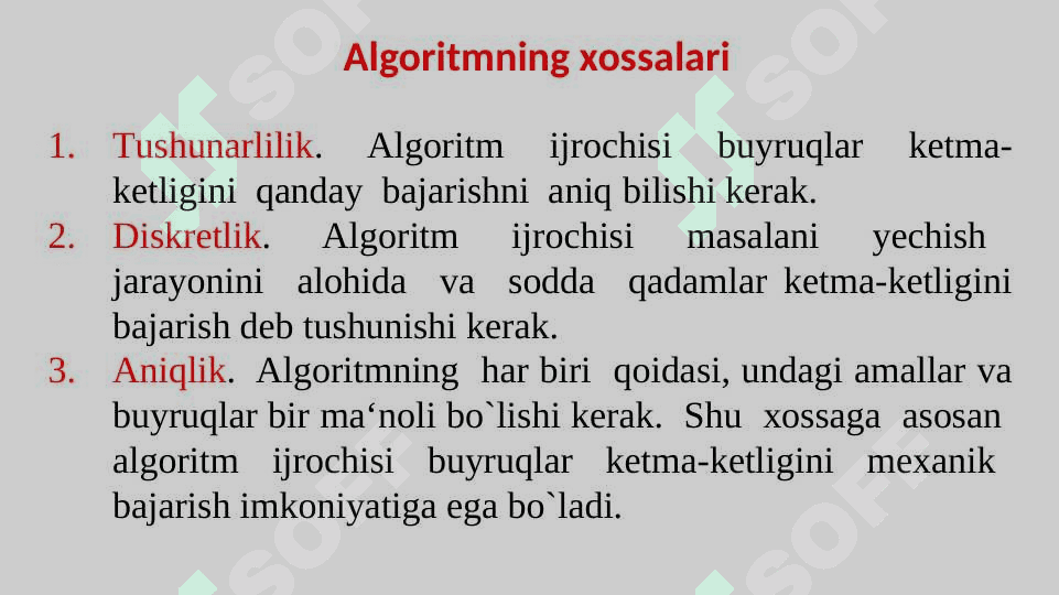 Algoritm tushunchasi 5