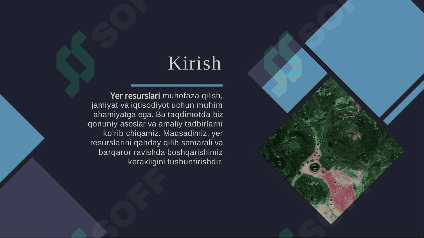 Yer Resurslarini Muhofaza Qilish: Qonuniy Asoslar va Amaliy Tadbirlar 2