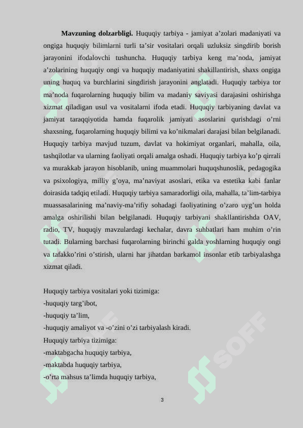 Huquqiy tarbiya texnologiyalarini joriy etish 3