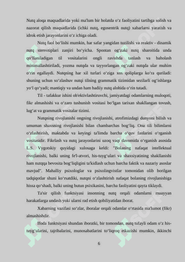 BOLALAR NUTQIDA SINTAKTIK MEXANIZMLARINI SHAKILLANTIRISH 6
