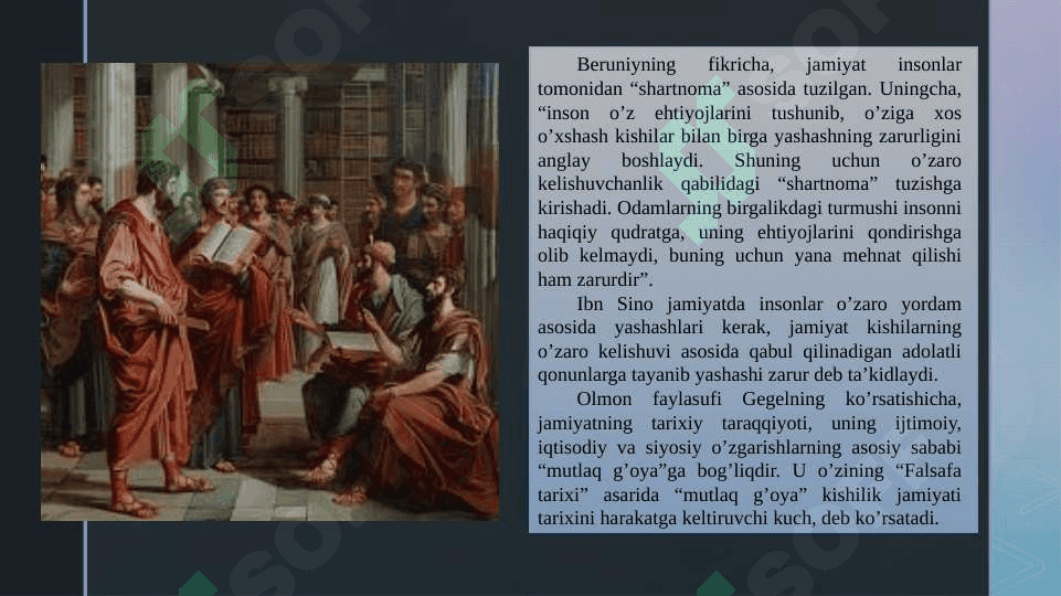 Jamiyat taraqqiyotida tarixning mazmuni, yo‘nalishlari va konsepsiyalari 3