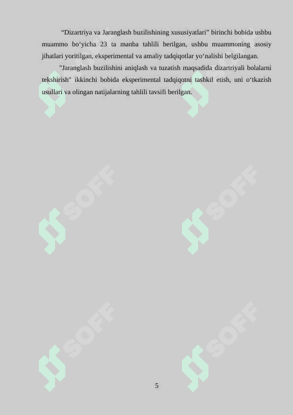 JARANGLATISH VA JARANGSZLANTIRISH DEFEKTLARI VA ULARNI BARTARF ETISH METODLARI 5