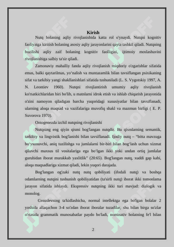 Ontogenezda bog'langan nutqni shakllanishining asosiy yo'llari 2