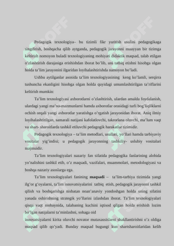O’QUVCHILARGA MUAMMOLI VAZIYATGA OID MASALALAR VOSITASIDA TALIM BERISH METODIKASI 6