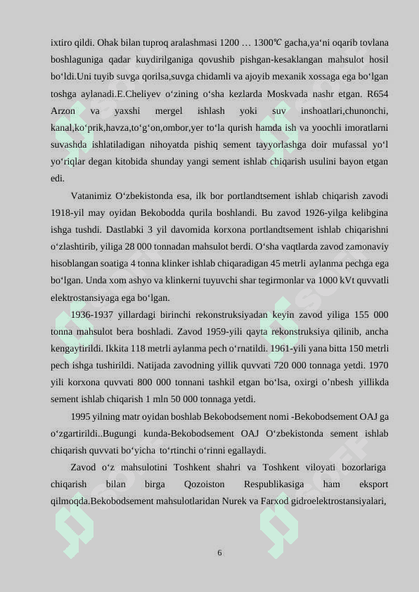 ARXITEKTURA QURILISH UNIVERSITRTI MUHANDISLIK FAKULTETI 6